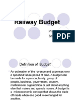 Railway Budget: Presented by Smriti Tahlani