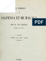 Charles Giraud Les Tables de Salpensa Et de Malaga 1856