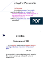 Accounting For Partnership - Additional Notes On Formation