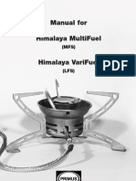 Primus Stove Instruction-3288 - 3278 - Multi-And Varifuel