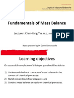 2.fundamentals of Mass Balance