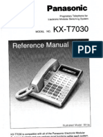 Panasonic KX-T7030 Reference Manual