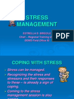 Stress Management: Estrella D. Brigole Chief - Regional Training Unit DSWD Field Office XI