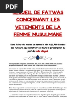 Recueil de Fatwas Concern Ant Les Vetements de La Femme Musulmane