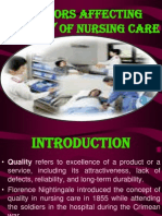 Factors Affecting Quality of Nursing Care