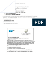 CCNA Discovery 2 Working at A Small To Medium Business or ISP Practice Final