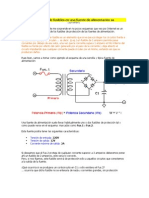 Cálculo de Fusibles en Una Fuente de Alimentación