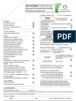 Clean Energy Council Installers Checklist