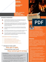 Adv. Certificate in Field Incident Command 29 April - 01 May 2012 Dubai, UAE