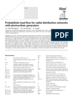 Probabilistic Load Flow For Radial Distribution Networks With Photovoltaic Generators