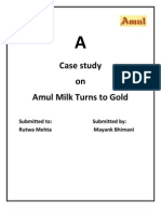 Case Study On Amul Milk Turns To Gold