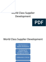 World Class Supplier Development