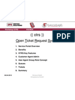 ( (Otrs) ) : Open Ticket Request System