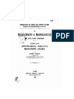 Ferrand, Gabriel. 1902. Les Musulmans À Madagascar Et Aux Comores. Troisième Partie. Antankarana, Sakalava, Migrations Arabes.