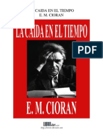 La Caída en El Tiempo - E.M. Cioran