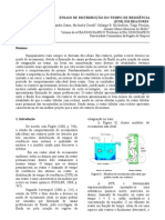 Ensaio de Distribuição Do Tempo de Residência (DTR) em Reatores