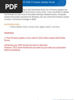 OCZ SSD v1.7 Firmware Update Guide
