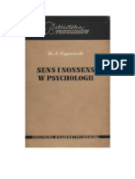 Eysenck, H. J. - Sens I Nonsens W Psychologii - 1965 (Zorg)