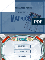 Matrices (Form 5)