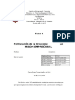 Trabajo Unidad 3. La Mision Empresarial