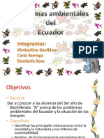 Problemas Ambientales Del Ecuador