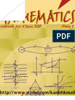 NCERT Mathematic Class XII Book - Part I