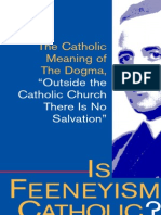 Is Feeneyism Catholic