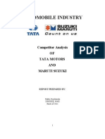 Competitor Analysis of Tata Motors