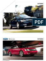 2009 Ford Taurus Brochure From Miller Ford