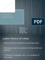 The Labor Theory of Value and The Concept