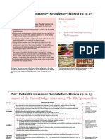 PWC Retail&Consumer Newsletter - March 19 To 23, 2012