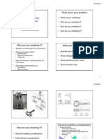 Think About Your Problem: Finite Element Modeling: Analysis and Design