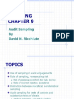 Chapter 9 - Audit Sampling