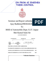 SI Engine Pollution & Control - FCP