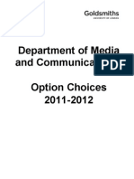 11-12 Options From Media and Comms