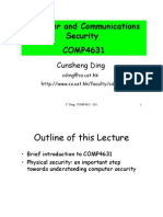 Computer and Communications Security COMP4631: Cunsheng Ding