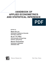 Handbook of Applied Econometrics & Statistical Inference