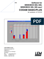 Codam Basic Plus V3.0 User Manual