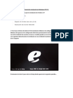 Tutorial de Instalacion Windows XP