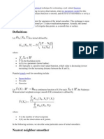 A Kernel Smoother Is A Statistical Technique For Estimating A Real Valued Function