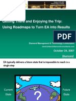 Getting There and Enjoying The Trip: Using Roadmaps To Turn EA Into Results