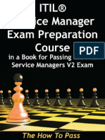 Before Exam Itil Service Manager