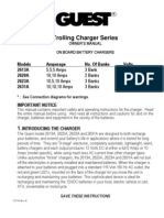 Guest Trolling Charger Series Owners Manual