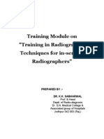 Training Module Radiographic Positioning and Anatomy