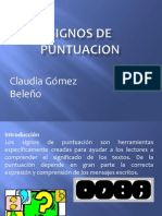 Signos de Puntuacion Claudia