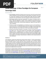 Greek Exchange: A New Paradigm For European Sovereign Debt: Government Bonds/Rates