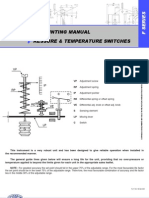 Ounting Manual Ressure & Temperature Switches: France Belgium