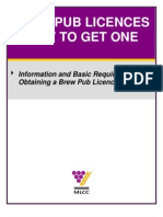 Brew Pub Licence Brochure Final