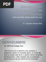 Dr. Melo - Las Servidumbres Administrativas de Gasoductos