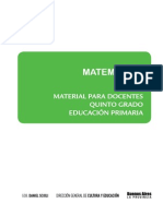 Libro Matematica 5 P Dist